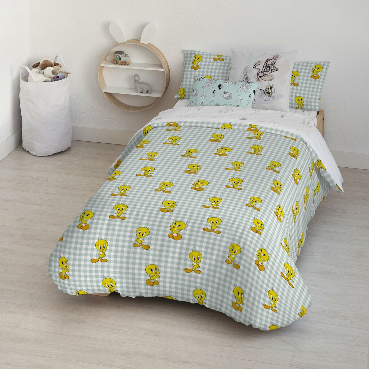 Tweety Duvet Cover Tweety Vichy Multicolor 140 x 200 cm