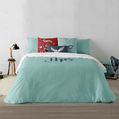 Harry Potter Mint Multicolor Duvet Cover 180 x 220 cm Bed of 105