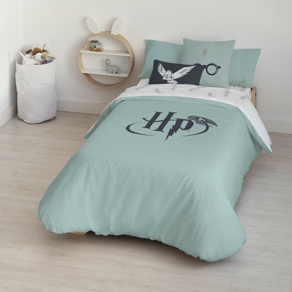 Harry Potter Mint Multicolor Duvet Cover 180 x 220 cm Bed of 105