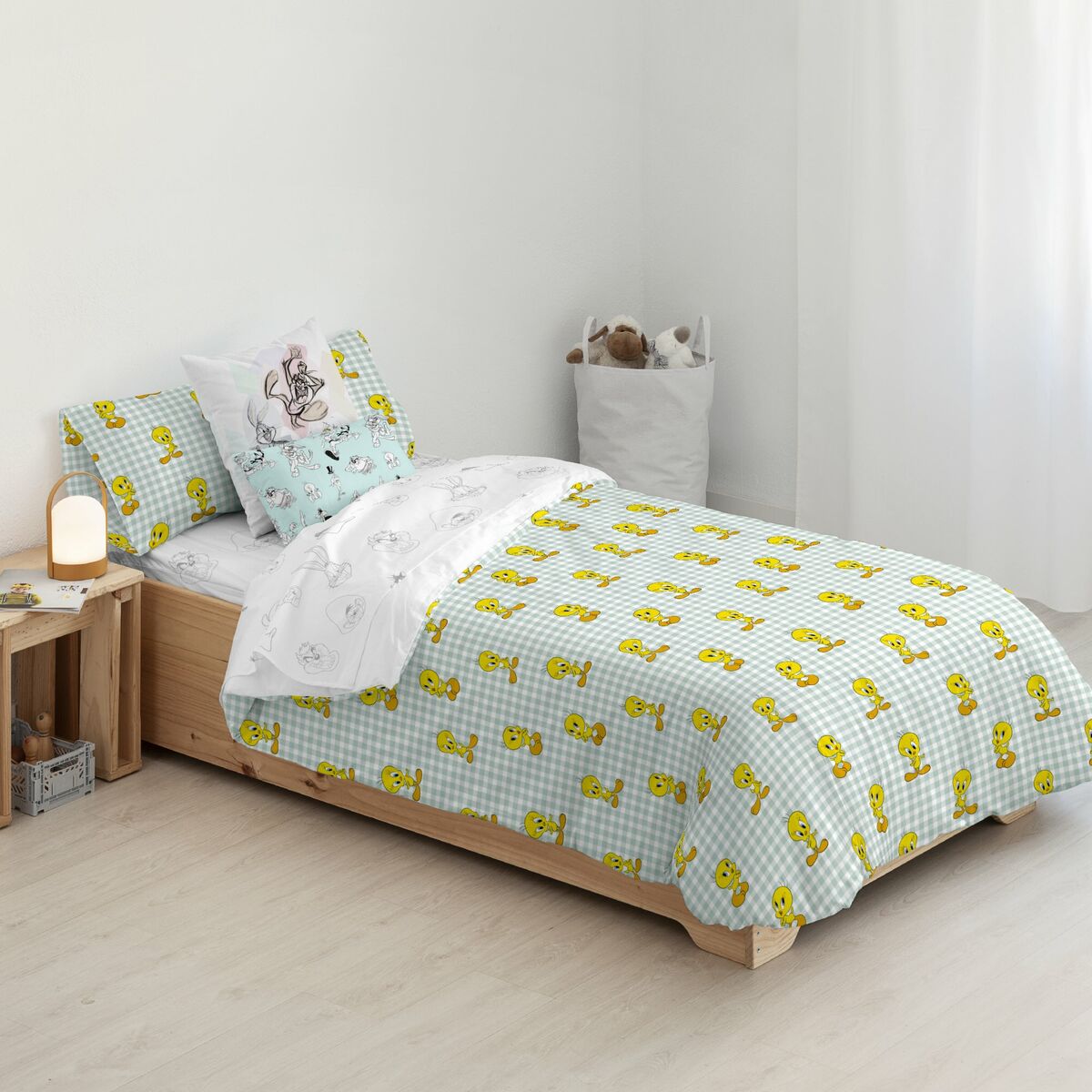 Tweety Duvet Cover Tweety Vichy Multicolor 155 x 220 cm