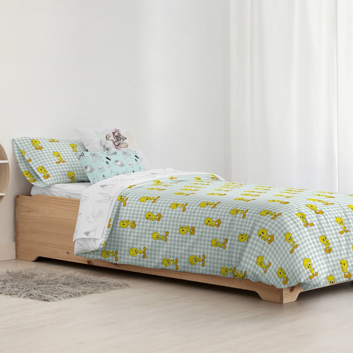 Tweety Duvet Cover Tweety Vichy Multicolor 155 x 220 cm