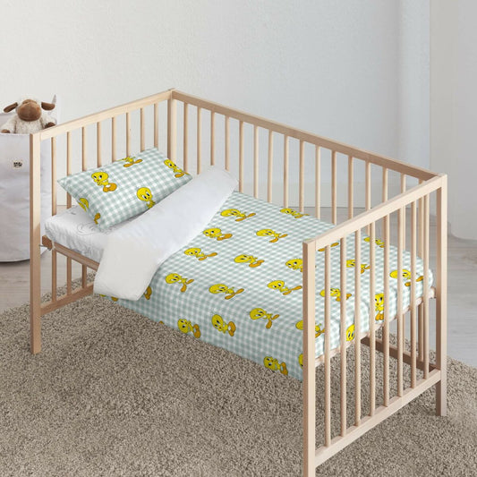 Duvet Cover for Vichy Tweety Crib 100 x 120 cm