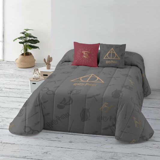 Harry Potter Deathly Hallows Quilt Multicolor 250 x 270 cm 250 x 3 x 270 cm Bed 150 cm