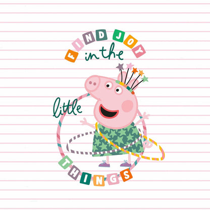 Colcha Peppa Pig Find Joy Multicolor 190 x 270 cm