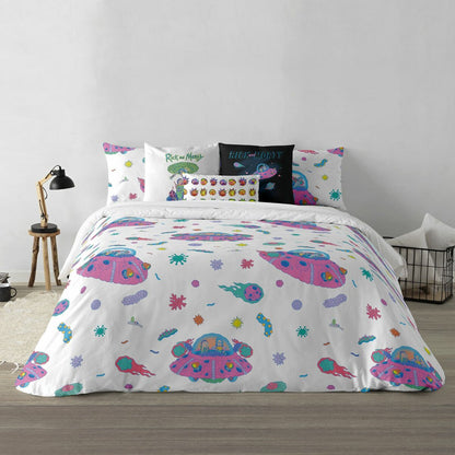 Rick and Morty Universe Duvet Cover Multicolor 140 x 200 cm