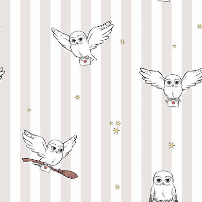 Funda Nórdica Harry Potter Hedwig Flying  Multicolor 200 x 200 cm Cama de 120