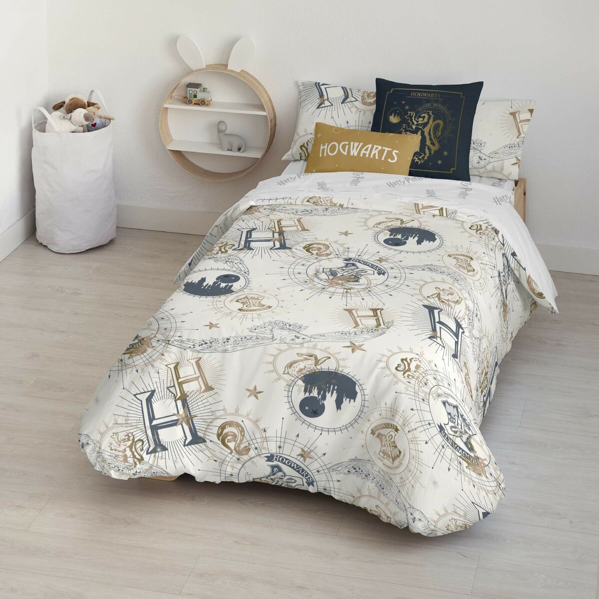 Harry Potter Beige Duvet Cover 180 x 220 cm Bed of 105