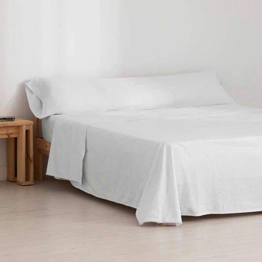 SG Home White Sheet Set 90 Bed Flannel