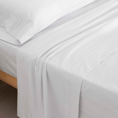 SG Home White Sheet Set 135 Bed Flannel