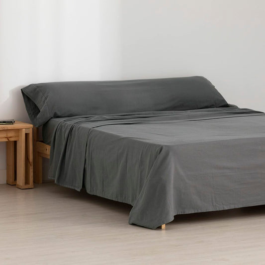 SG Home Anthracite Sheet Set 90 Bed Flannel