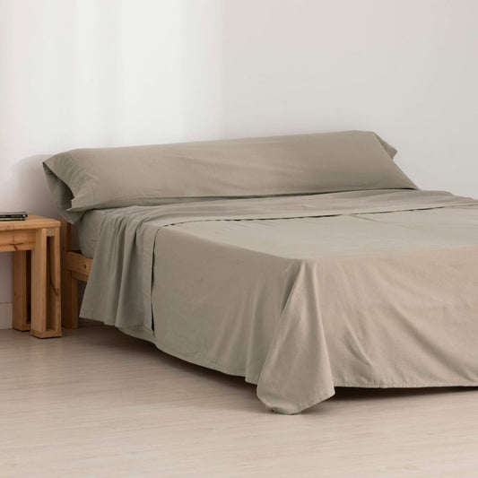 SG Home Taupe Sheet Set 90 Bed Flannel