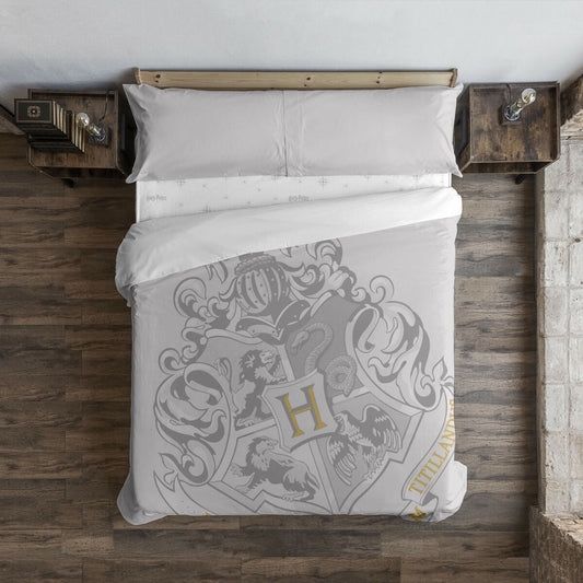 Harry Potter Hogwarts Gray Duvet Cover 180 x 220 cm Bed of 105