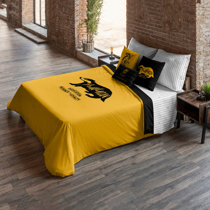 Harry Potter Hufflepuff Values ​​Yellow Duvet Cover 220 x 220 cm 135/140 cm Bed