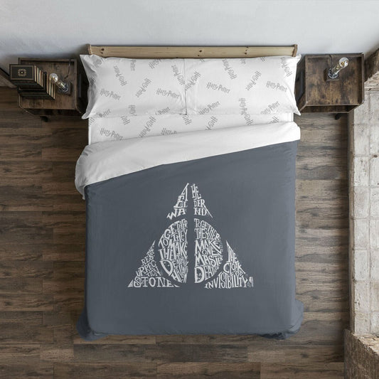 Harry Potter Deathly Hallows Duvet Cover 140 x 200 cm Bed of 80