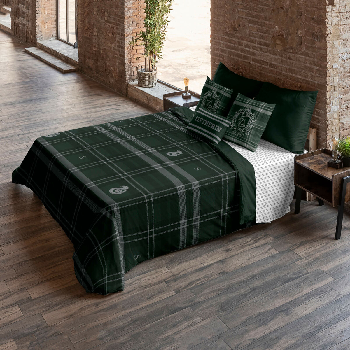 Harry Potter Slytherin Duvet Cover 260 x 240 cm 180 bed