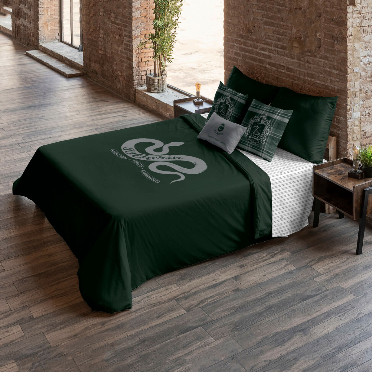 Harry Potter Slytherin Value Duvet Cover 220 x 220 cm 135/140 bed