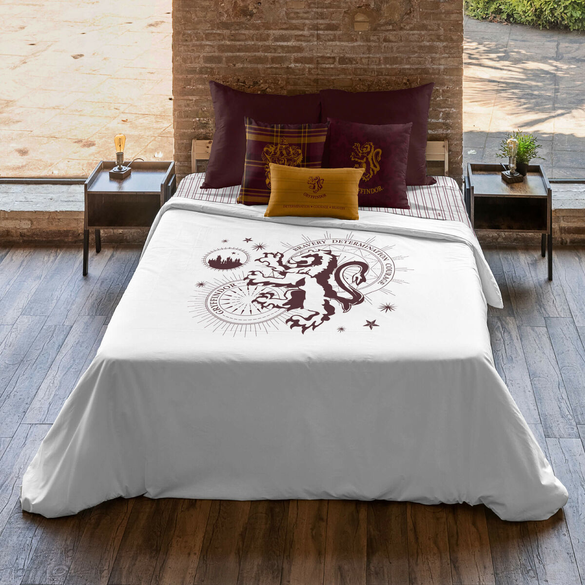 Harry Potter Gryffindor Stars Duvet Cover 140 x 200 cm Bed of 80