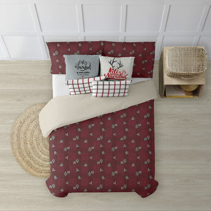 Decolores Duvet Cover Red Christmas 1 Multicolor 140 x 200 cm