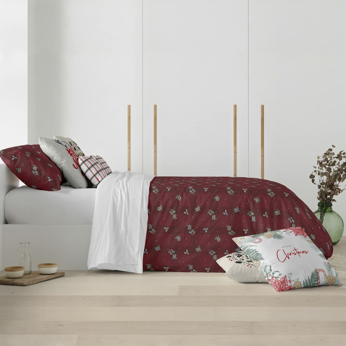 Decolores Duvet Cover Red Christmas 1 Multicolor 140 x 200 cm