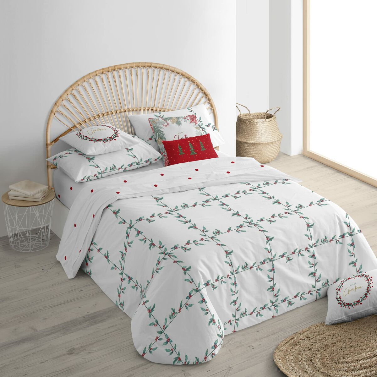 Decolores Duvet Cover White Christmas 1 Multicolor 140 x 200 cm