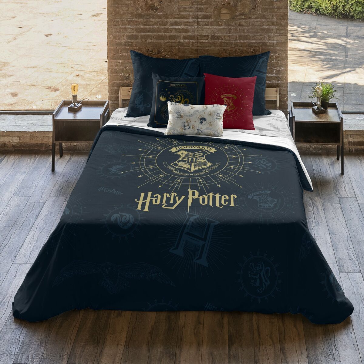 Funda Nórdica Harry Potter Dormiens Draco 180 x 220 cm Cama de 105