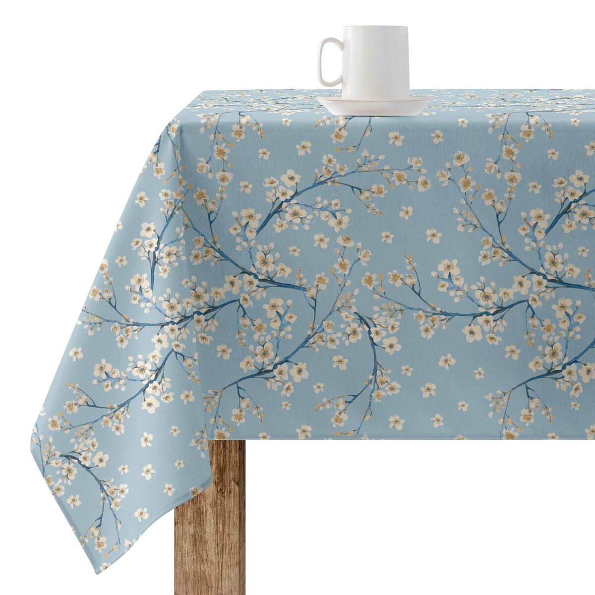 Mantel Belum 0120-327 Azul 100 x 155 cm Flores