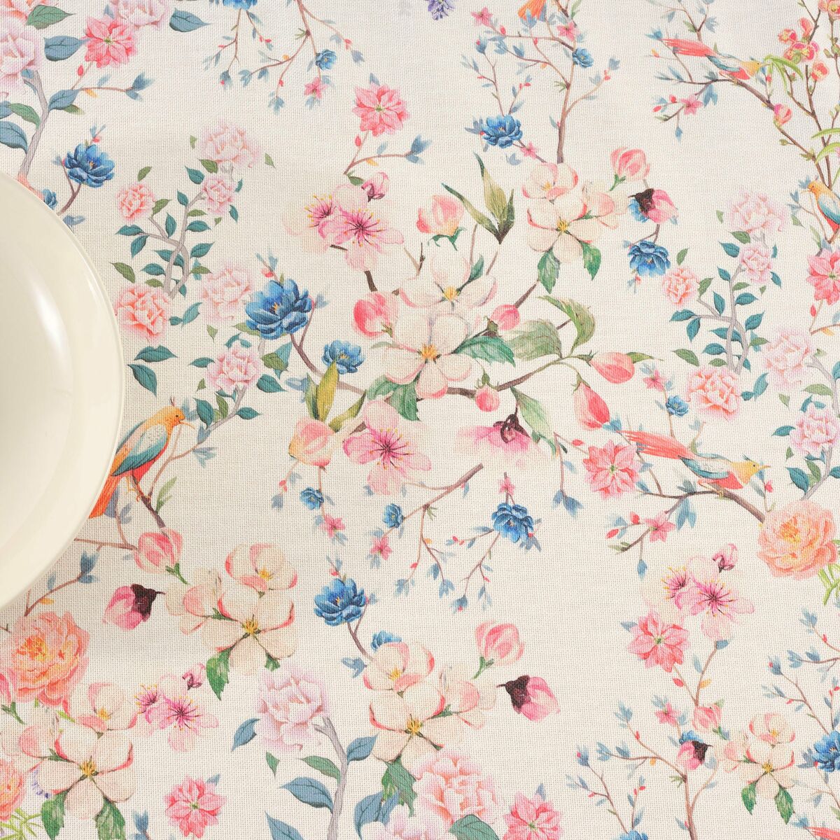 Belum stain-resistant tablecloth 0120-341 200 x 140 cm Flowers