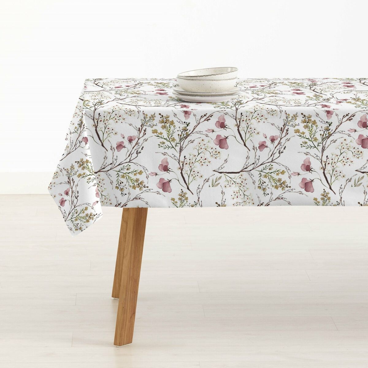 Belum stain-resistant tablecloth 0120-342 200 x 140 cm Flowers