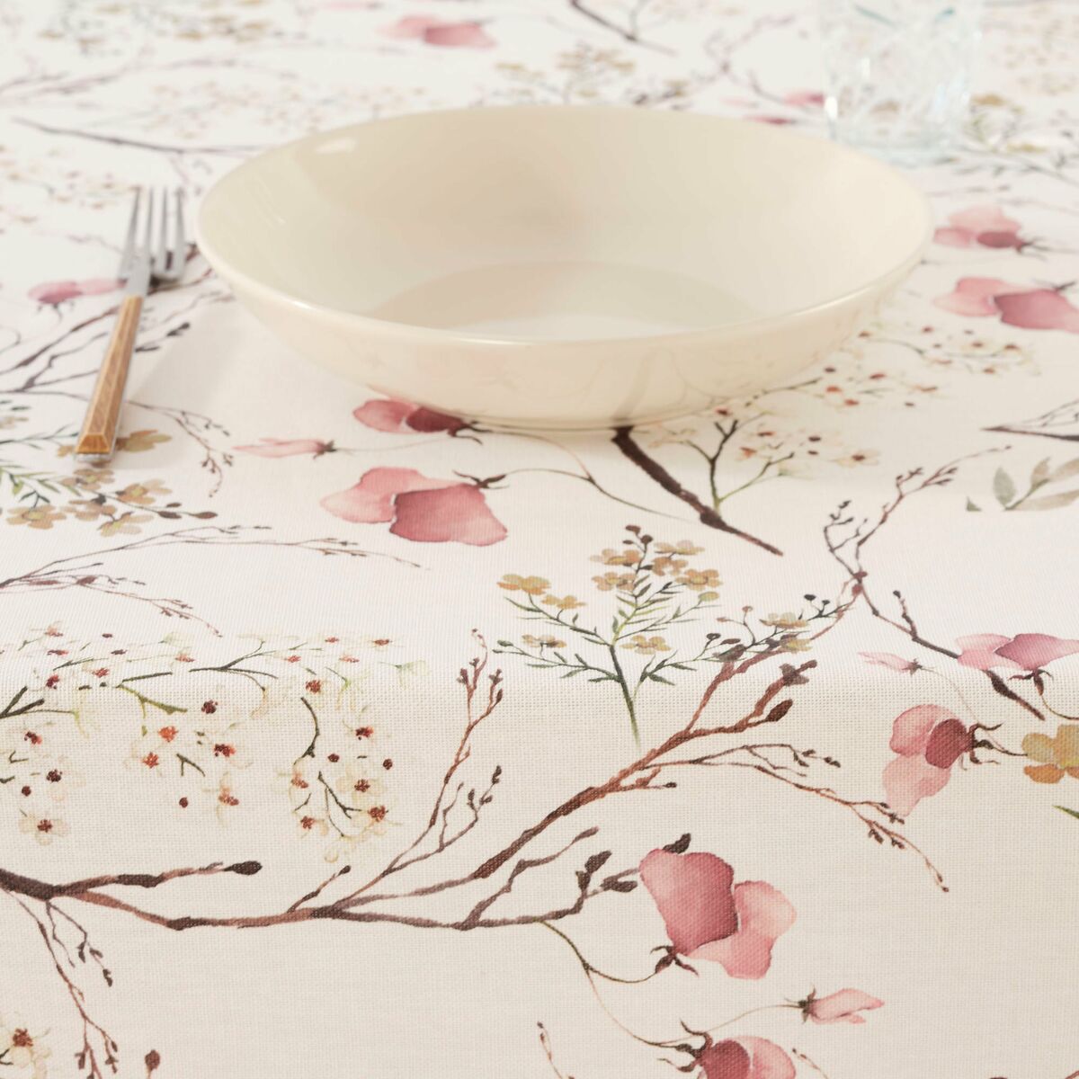 Belum stain-resistant tablecloth 0120-342 200 x 140 cm Flowers