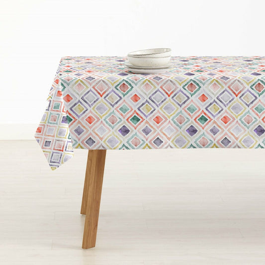 Stain-resistant tablecloth Belum 0120-364 Multicolor 200 x 150 cm Squares