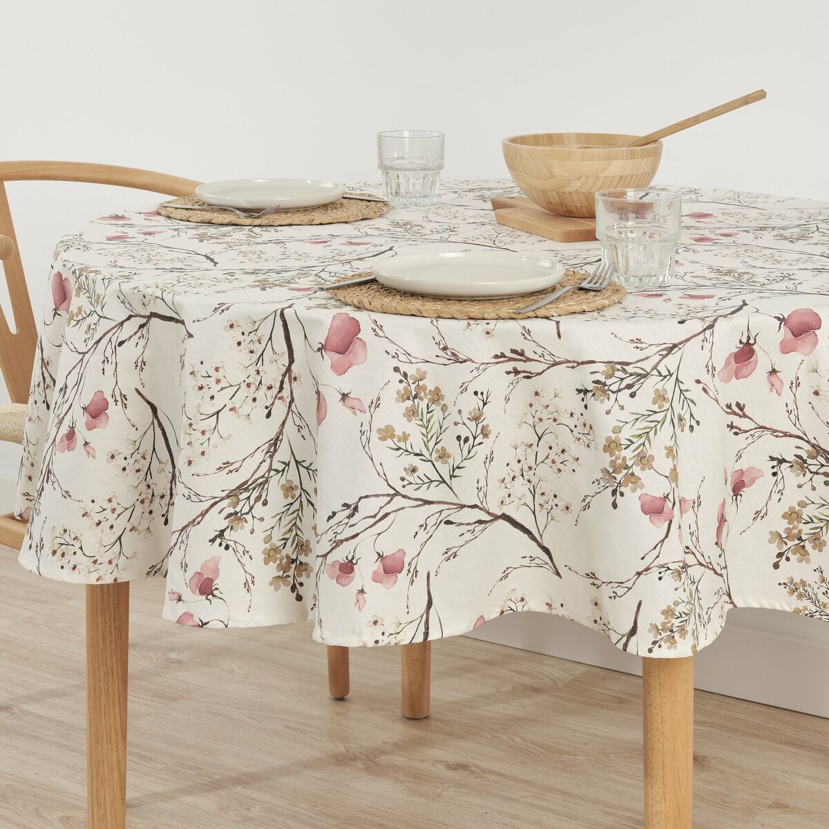 Belum stain-resistant tablecloth 0120-342 Multicolor Flowers