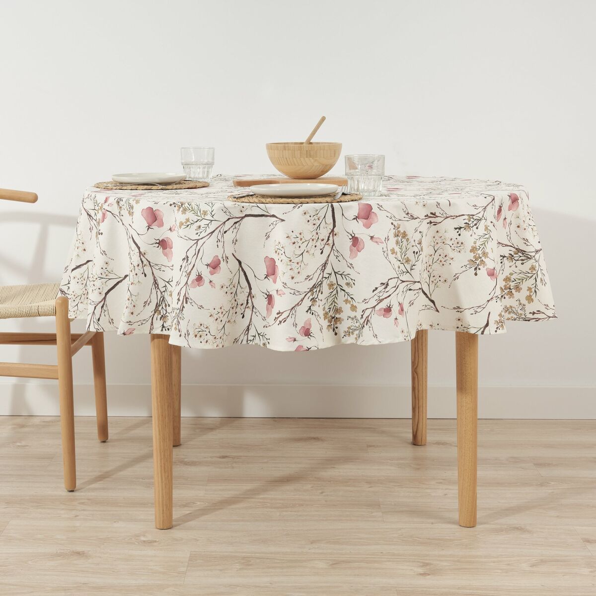 Belum stain-resistant tablecloth 0120-342 Multicolor Flowers