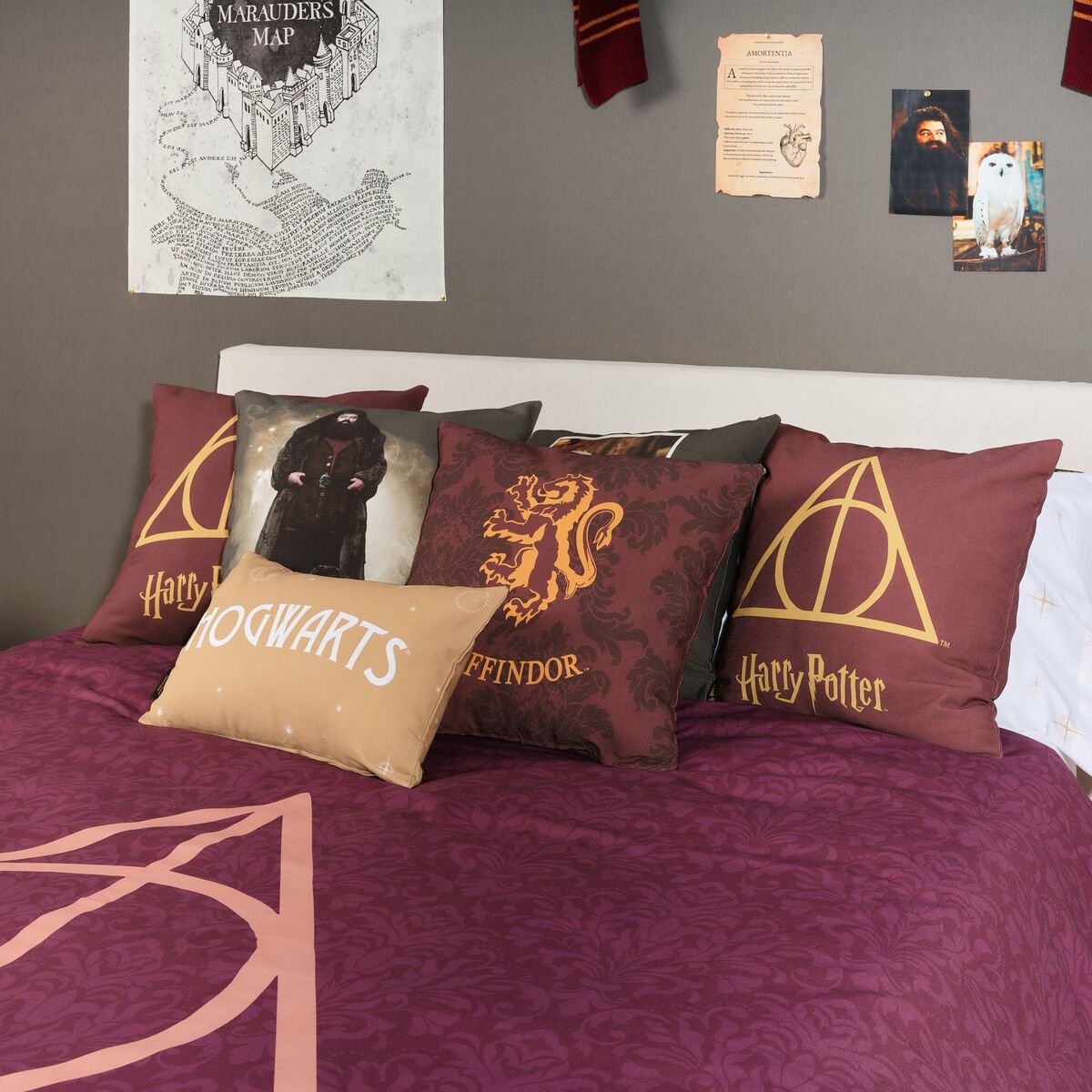 Funda Nórdica Harry Potter Deathly Hallows 220 x 220 cm Cama de 135/140