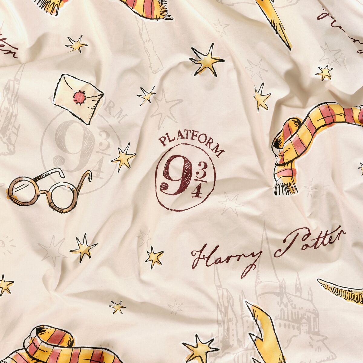 Funda Nórdica Harry Potter Gryffindor Scarf 180 x 220 cm Cama de 105