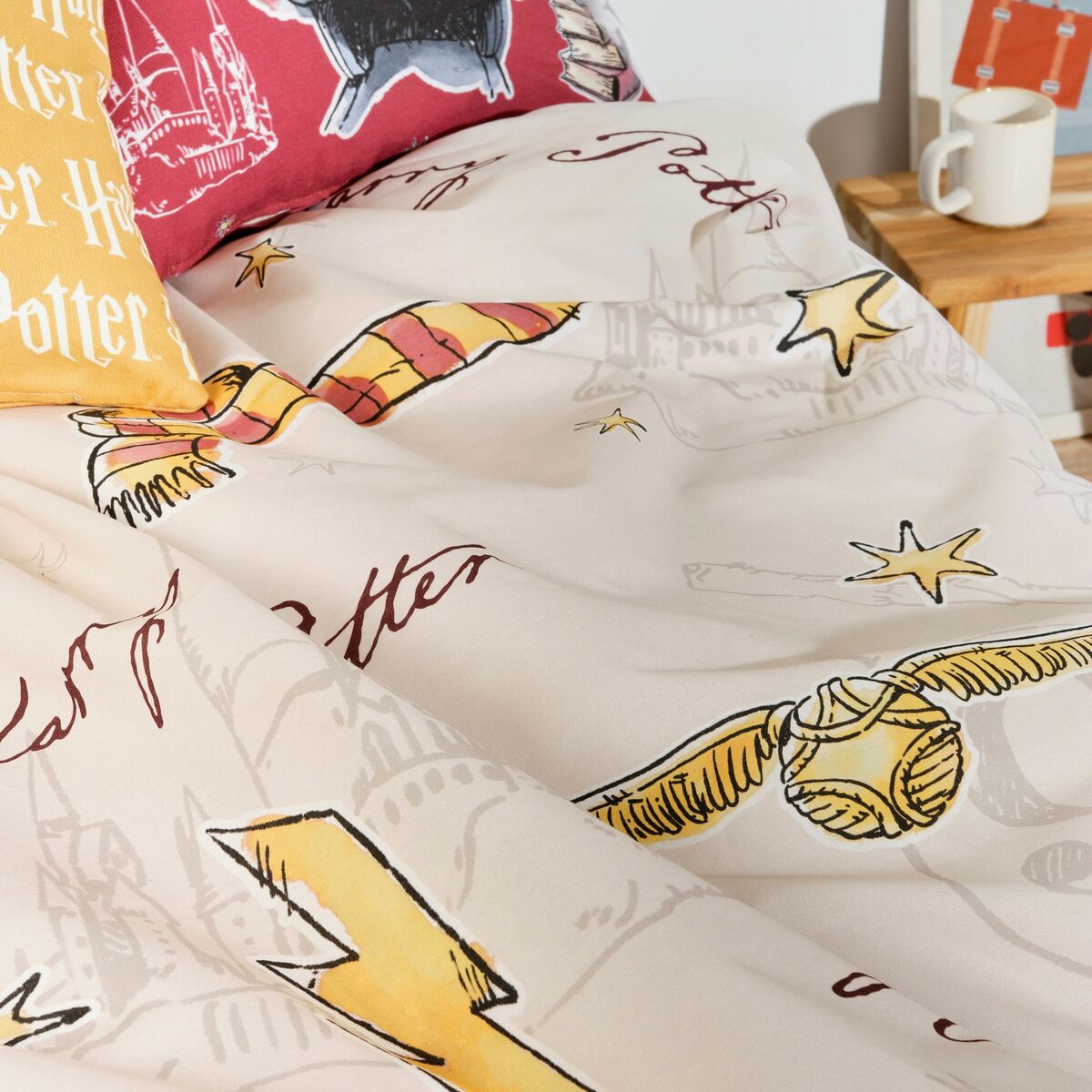 Harry Potter Gryffindor Scarf Duvet Cover 180 x 220 cm Bed of 105