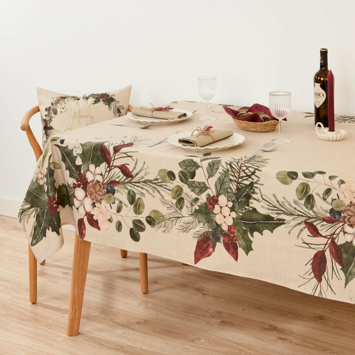 Mauré stain-resistant tablecloth 155 x 155 cm