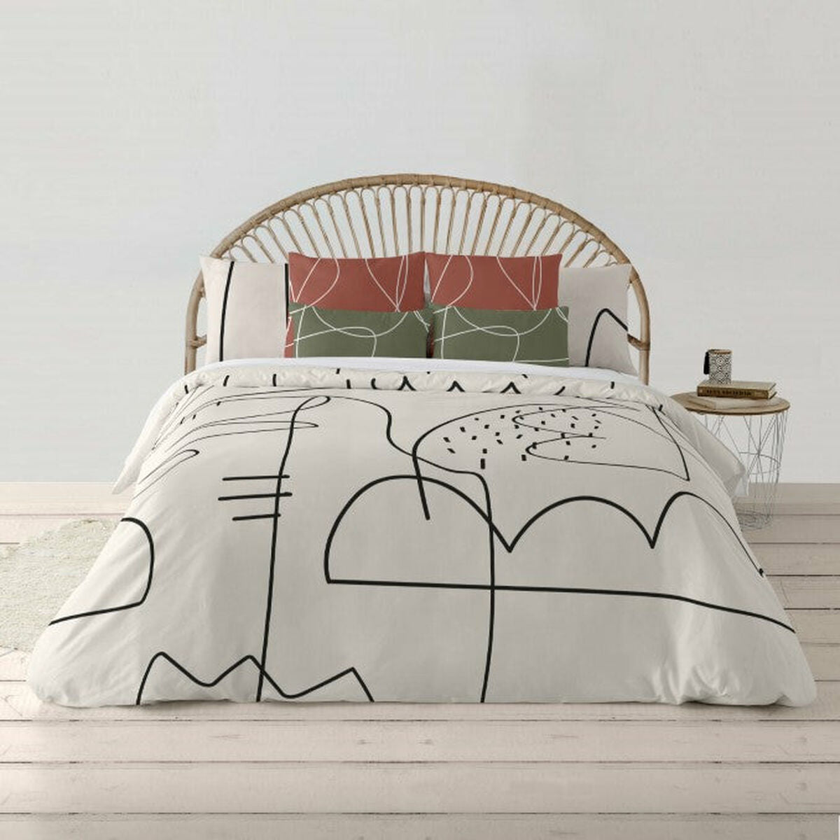 Ripshop Bordeaux Multicolor Duvet Cover 140 x 200 cm Bottleneck