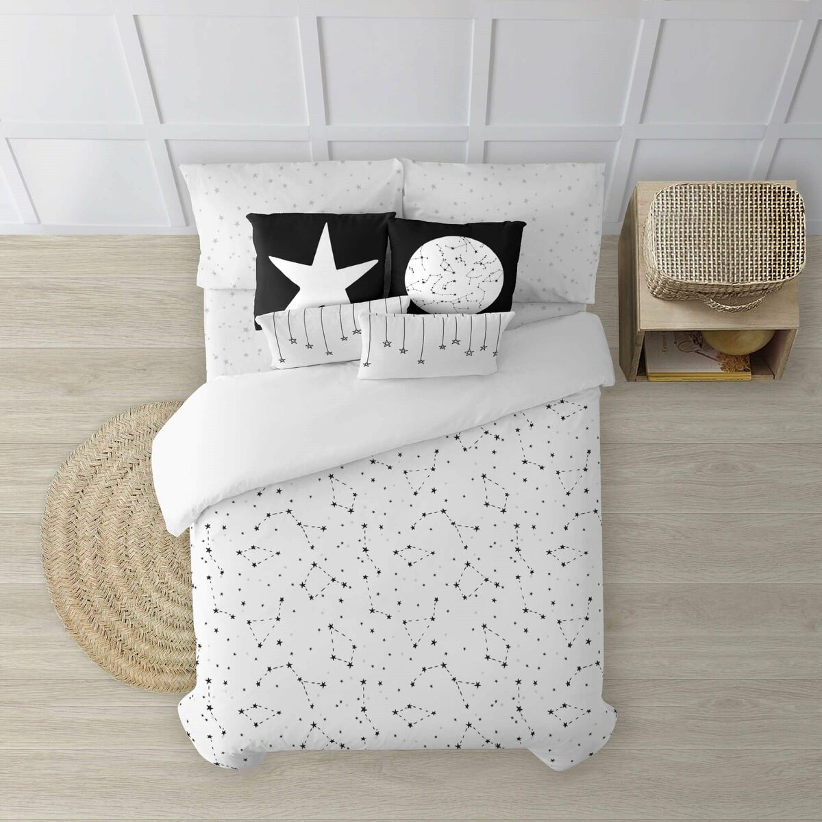 Ripshop Duvet Cover Multicolor Constellations 140 x 200 cm Bottleneck