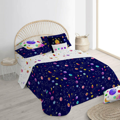 Ripshop Cosmos Duvet Cover Multicolor 140 x 200 cm Bottleneck