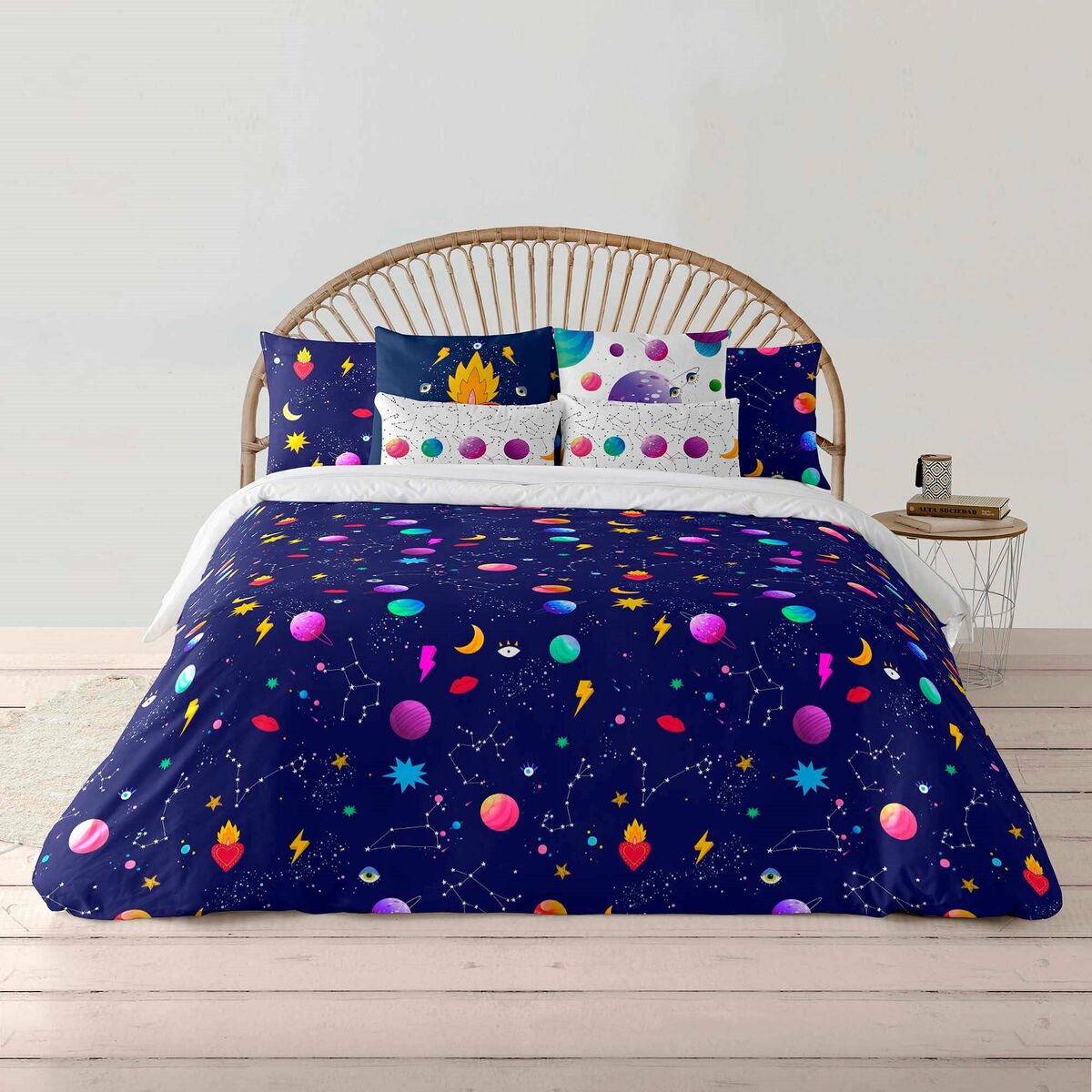 Ripshop Cosmos Duvet Cover Multicolor 260 x 240 cm Bottleneck