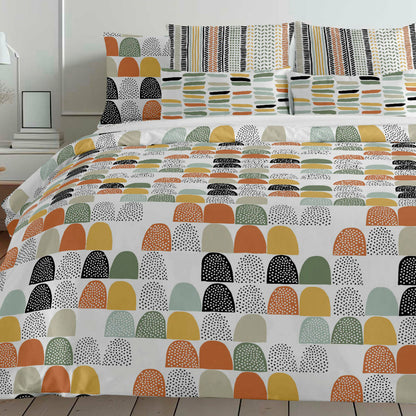 Ripshop Lahti Duvet Cover Multicolor 140 x 200 cm Bottleneck