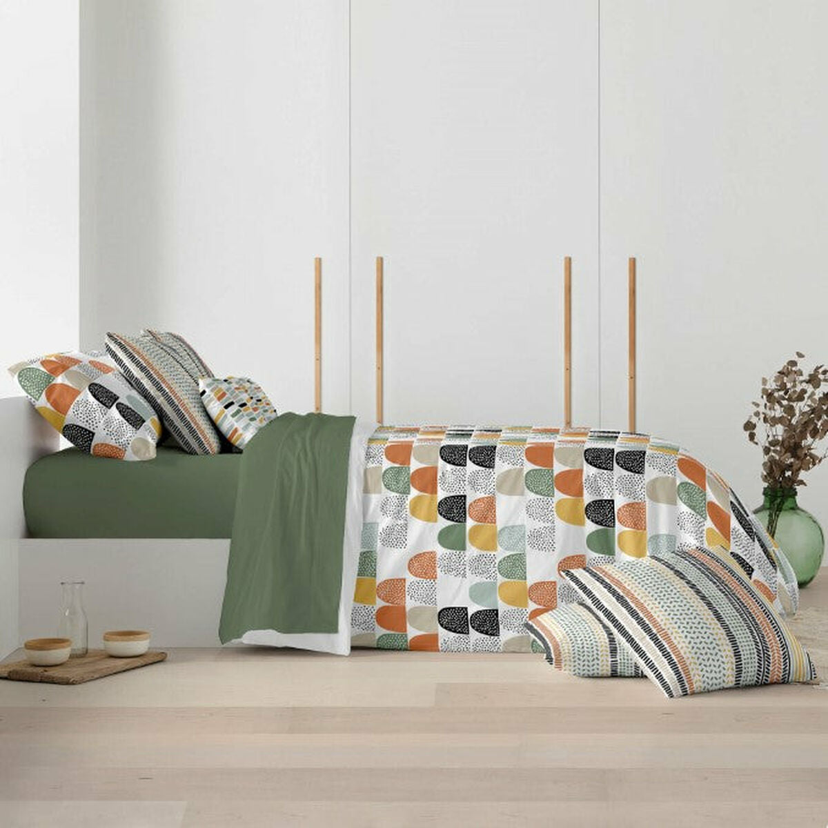 Ripshop Lahti Duvet Cover Multicolor 140 x 200 cm Bottleneck