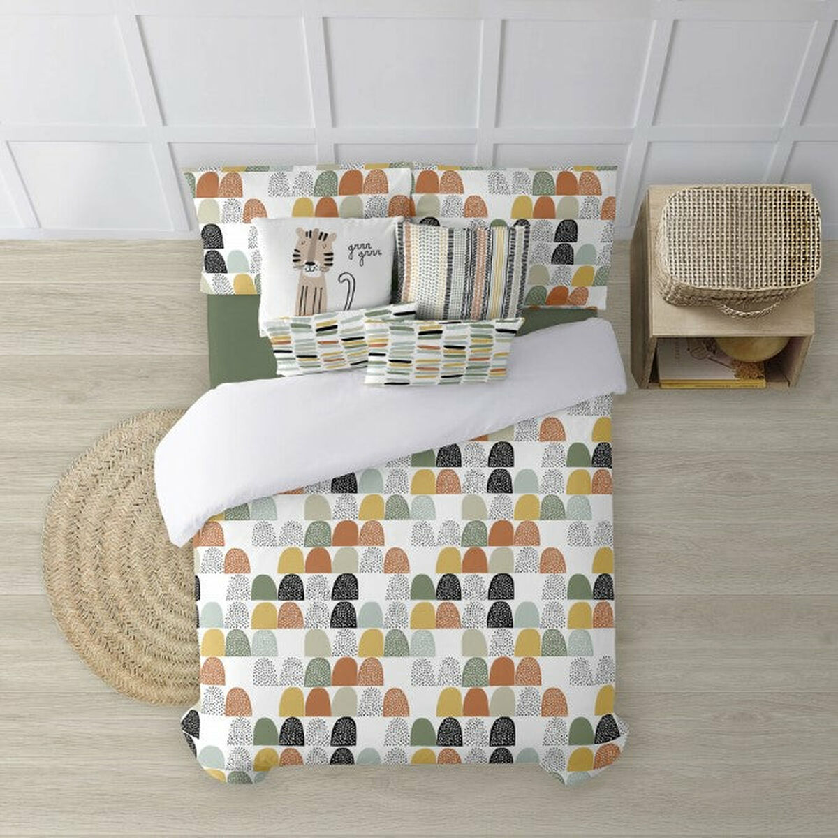 Ripshop Lahti Duvet Cover Multicolor 140 x 200 cm Bottleneck