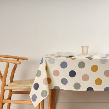 Stain-resistant tablecloth Belum 0120-160 250 x 140 cm Circles