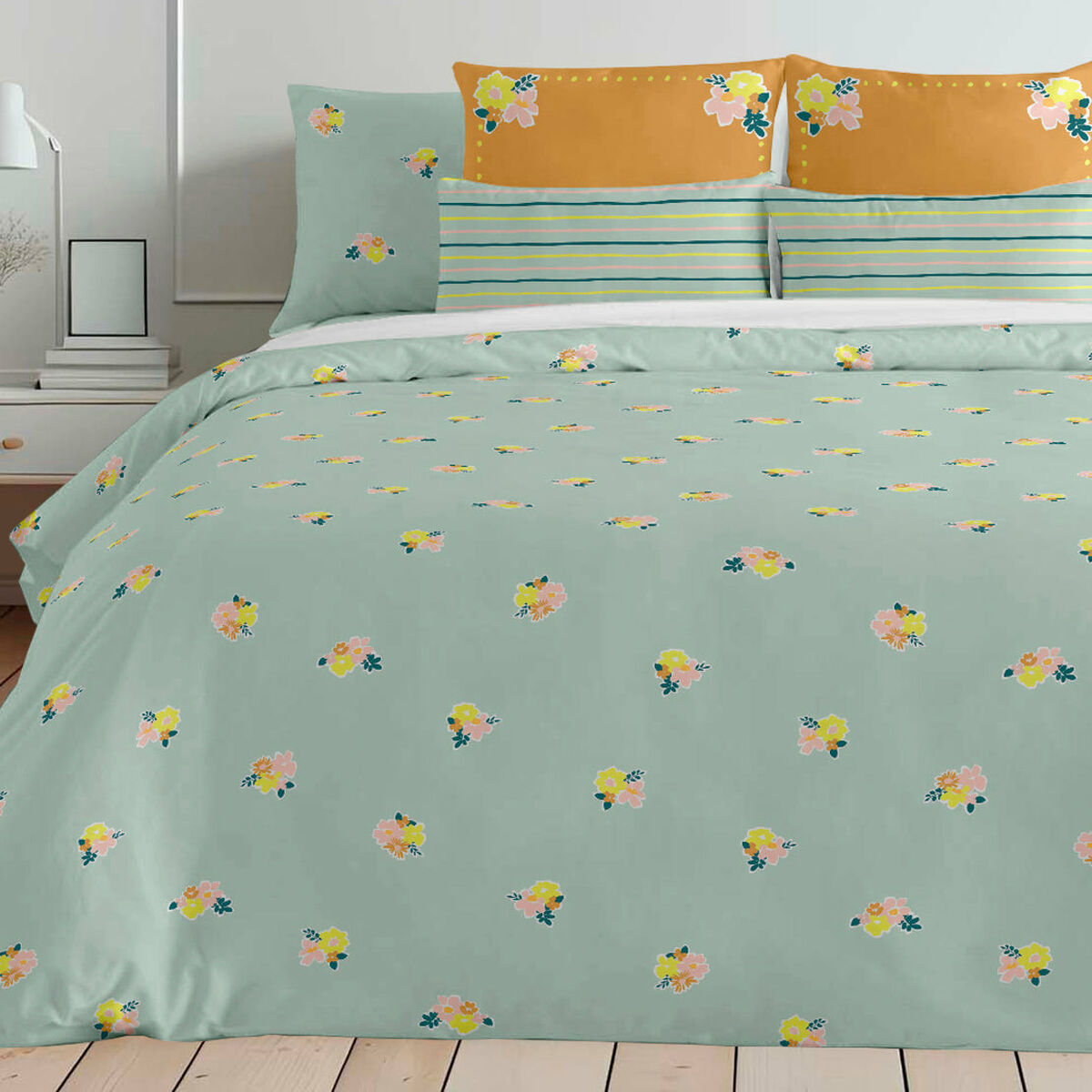 Ripshop Pretoria Duvet Cover Multicolor 240 x 220 cm Bottleneck