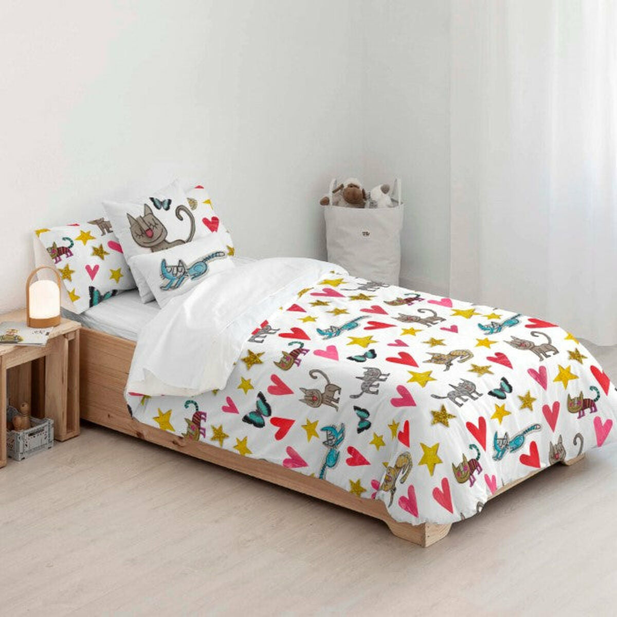 Decolores Gatets Multicolor Duvet Cover 260 x 240 cm