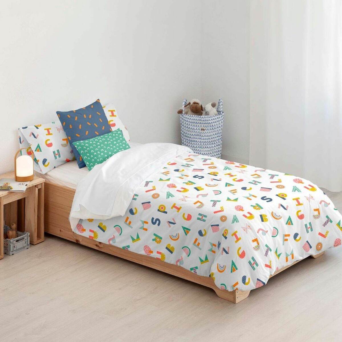 Kids&amp;Cotton Duvet Cover Urko Small Multicolor 175 Threads 180 x 220 cm 180 x 240 cm