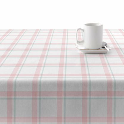 Stain-resistant tablecloth Belum 0120-237 Pink 200 x 140 cm Squares