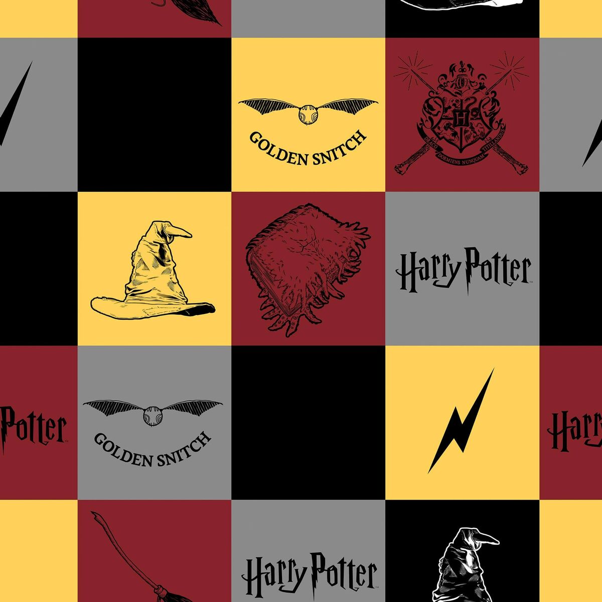 Funda Nórdica Harry Potter Hogwarts 260 x 240 cm Cama de 180