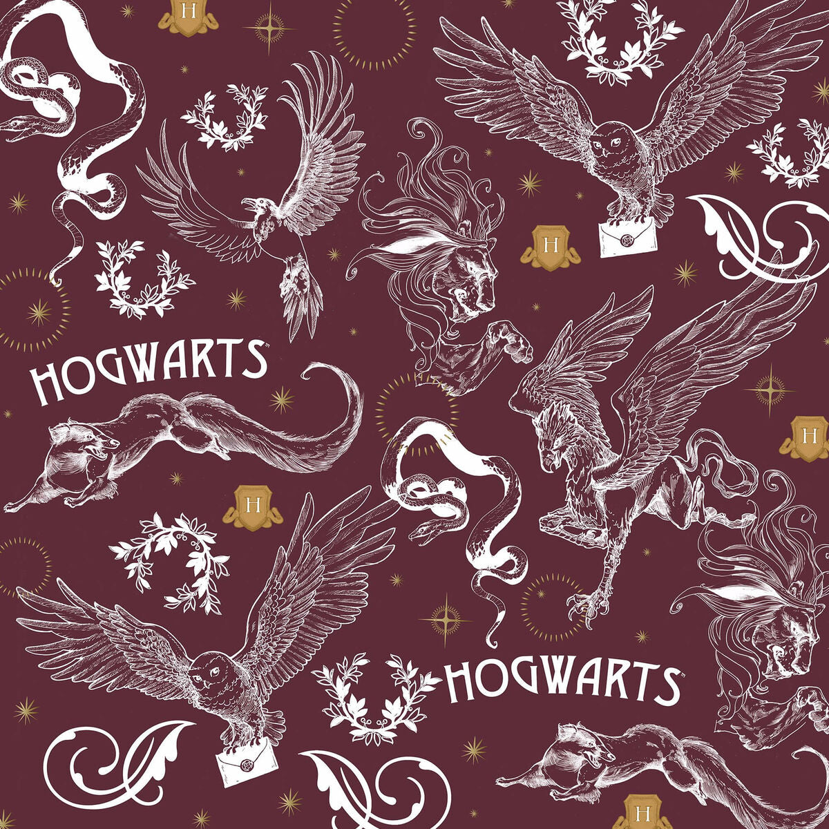 Harry Potter Creatures Duvet Cover 180 x 220 cm Bed of 105